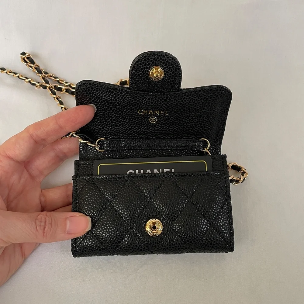 Chanel Small Crossbody Wallet Chain Strap VIP/GWP - Picture 5 of 11